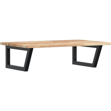 Maison Exclusive - Waschbeckenregal Wandmontage Stahl und Akazien