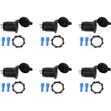 6x 5V 4,8A Dual-USB-Ladegerät-Adapter-Netzstecker für Auto, Boot, 12V, 24V, Wohnmobil