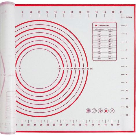 Tappetino per impastare in silicone riutilizzabile (40x60 cm) (1/5)