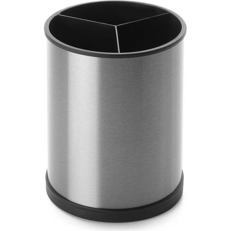 Ibili Porte-ustensiles rotatif argenté inox 14x18 cm (1/2)