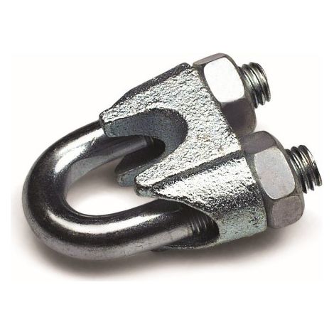 Sujetacable Galvanizado Para Cable Ø  45 - Din 741  5 Pz