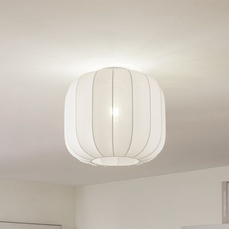 [GEBRAUCHT] B-Ware Lindby Deckenleuchte Helin Weiß Stoff ø 35 Cm Deckenlampe Lampe Leuchte Spot