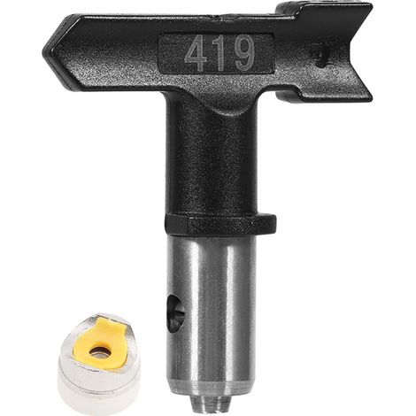 Tungsten Steel Paint Papetter Buzzle Tips 8 Tailles avec Plage de Pulvérisation pour les Bâtiments Moyens à Grands, Intérieurs et Extérieurs (419) (1/5)