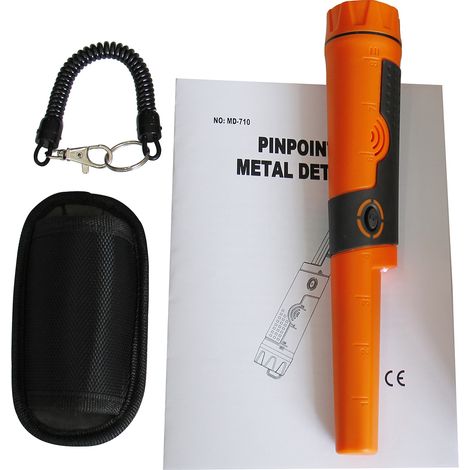 Détecteur de métaux portable étanche IP68 avec étui, indicateur sonore lumineux et vibratoire, pour chasse au trésor (1/5)