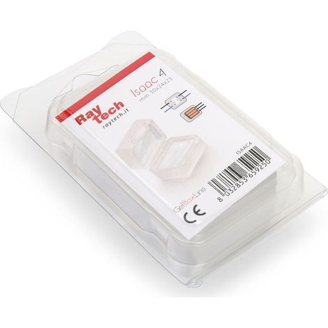 Caja Estanca de conexiones 30x24x23 Isaac4 Raytech (blister 4unidades) (1/2)
