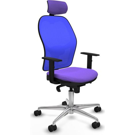 Sedia Ufficio con Poggiatesta Piqueras y Crespo 1D086N2 Lilla (1/5)