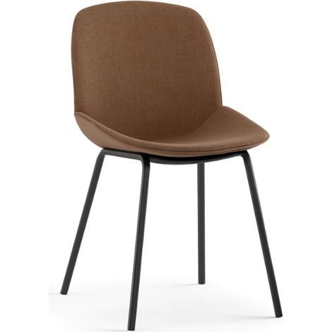Adhara, Set di 4 sedie in tessuto Ruggine (57cm X 46cm H. 80cm)  Duzzle (1/5)