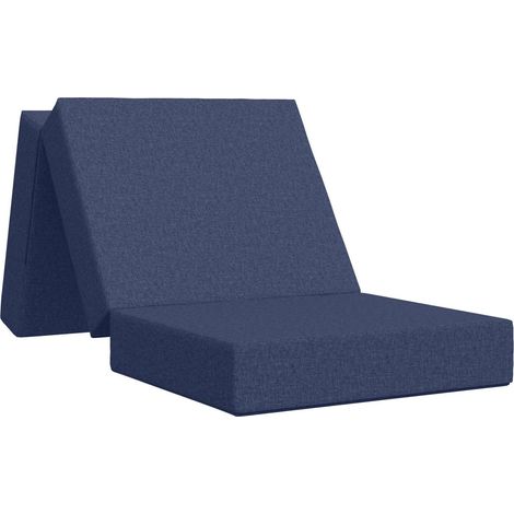 Foldable Sofa Bed 90 x 67 x 45 cm Blue vidaXL (1/5)