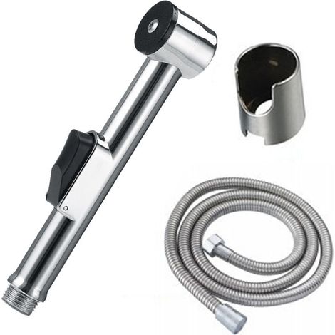 Ensemble de douche pour lavabo, socle de rinçage, tuyau flexible, ensemble de douche, pistolet + socle + tuyau flexible d'environ 15 (1/5)