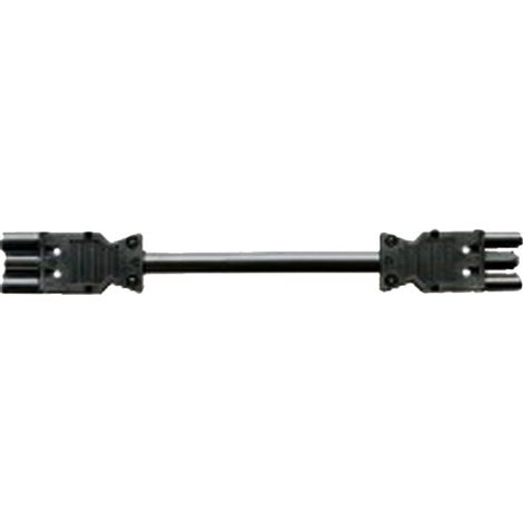 BACHMANN Prolongación H05Z1Z1 3G 1,5mm² L: 1,0m sw ISV, 375.081