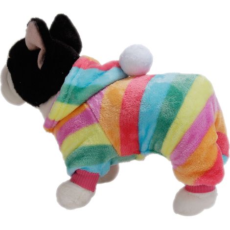 Vêtements une pièce en flanelle pour animaux de compagnie, vêtements d'automne et d'hiver en coton pour chiens