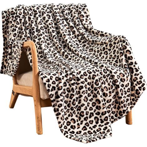 Leopard - 130 x 150CM - soft peluche - canapé - lit de voyage pour animaux de compagnie à l'intérieur - 1 pièce (1/5)