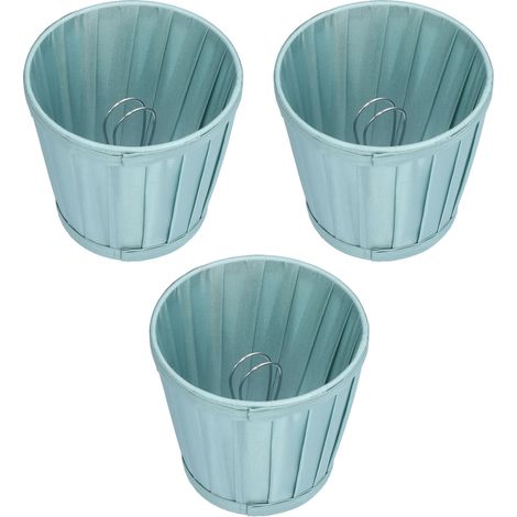 Lot de 3 abat-jour en tissu à clipser E14 pour lustre, applique murale, décoration de bureau ou de maison (vert foncé) (1/5)