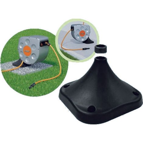 Claber Supporto da terra Rotoroll Evolution, per avvolgitubo automatico installazione a pavimento