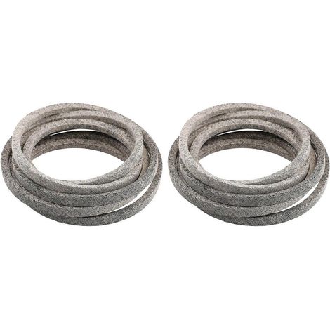 2 courroies de plateau de coupe GX21833 compatibles avec les tondeuses John Deere GX20571 D140 D150 L120 (1/2 X141) (1/5)