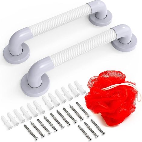 Barras de seguridad para personas mayores - 30,5 cm - Barras de ducha ideales para personas mayores, discapacitadas, adultos y (1/5)