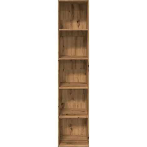 vidaXL Bookcase Artisian Oak 40x30x189 cm Engineered Wood