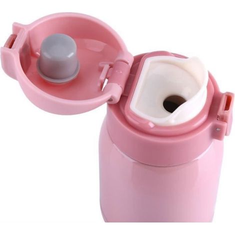 Tasse isotherme - - 200 ml - Acier inoxydable - Double paroi - Rose Étiquette (1/4)