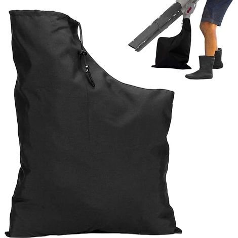 Sac Aspirateur Souffleur Universel pour Feuilles, Sac de Rechange en Tissu Oxford 63 x 45 cm, Sac Collecteur avec Cordon de Serrage Réglable pour Aspirateur Broyeur de Jardin (1/5)