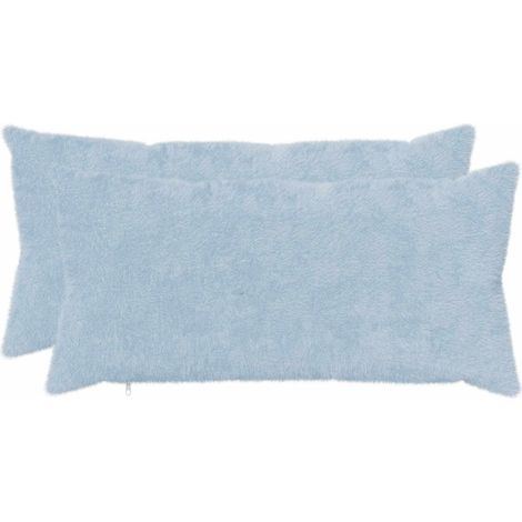 vidaXL Funda de almohada 2 uds. HEERLEN Azul Claro 40 x 70 cm (1/2)