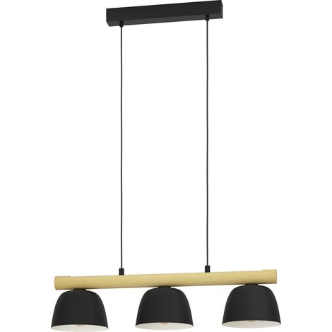Lampe pendante scandinave Sherburn 3x E27 - 43739