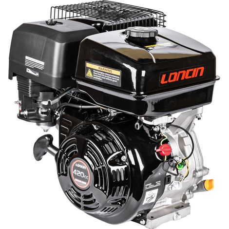 Moteur puissant pour compacteur Loncin G420F-A, arbre de 25 mm, 15 ch