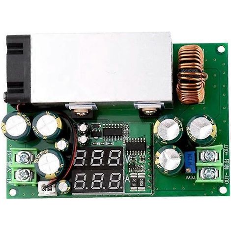 600-W-DC/DC-Abwärtswandler, 12–75 V auf 2,5–50 V Abwärtsregler, einstellbares Netzteilmodul mit Spannungs- und Stromanzeige (1/5)