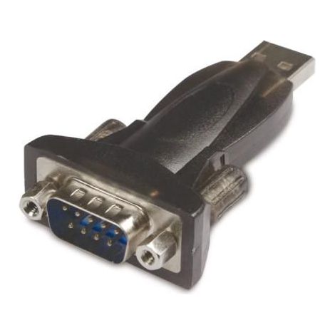 Microconnect USBADB9FC cambiador de género para cable RS232 USB A Negro