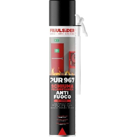 Schiuma poliuretanica anti fuoco pur 967 fire stop b1-ei240 m friulsider 9672000000000