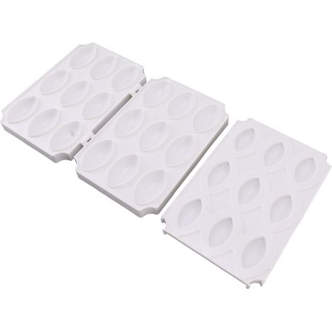 Moule à boulettes de viande en ABS, outil de presse à boulettes de viande compatible lave-vaisselle, neuf compartiments pour la cuisine et le bricolage. (1/5)