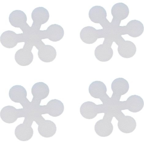 20-Piece Set of Anti-Slip Adhesive Bathtub Stickers, White Safety Strips for Bathroom, Moisture Resistant and Easy to Apply to Smooth Surfaces (1/5)