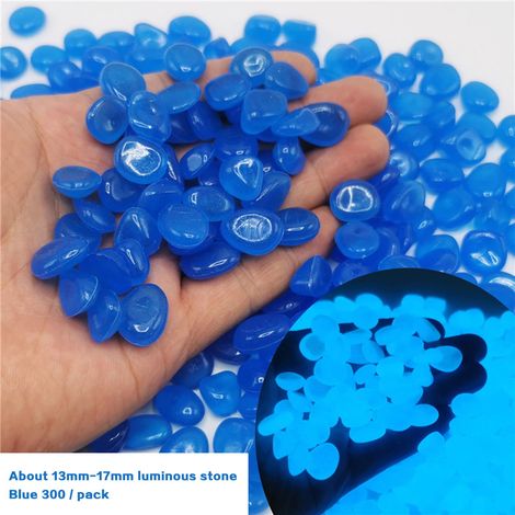 Pebbles Luminescents - Pierres Réactives À La Lumière - Pour Jardin Aquarium Décoration Intérieure Extérieure - 300 Pièces (1/5)