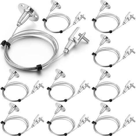 10 barres de suspension pour enseigne de plafond de 1 98 m 6 (1/5)