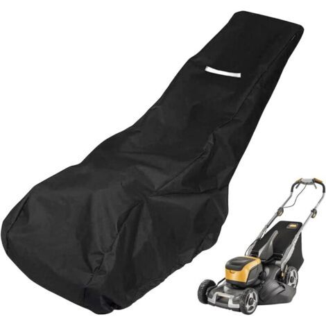Housse Tondeuse avec Sac Rangement, Housse de Tondeuse à gazon Oxford 210D, Couverture de Tondeuse, Protection pour Tondeuse pour Tondeuse à Gazon D'extérieur ave (195 x 108 x 66cm)