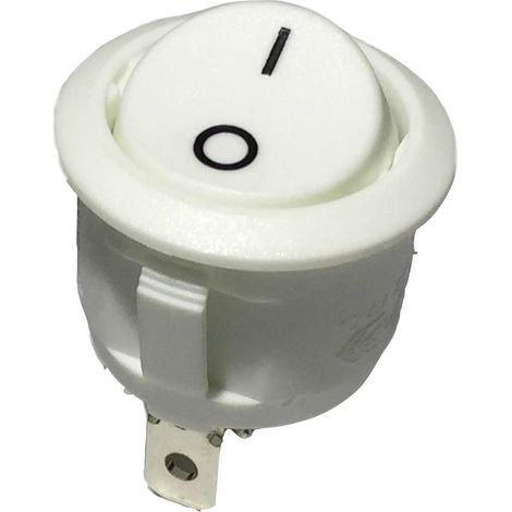 TRU COMPONENTS 700193 Wippschalter R13-112A W/W PRINT 0/I 250 V/AC 6 A 1 x Aus/Ein  rastend 1 St. (1/2)
