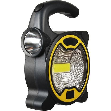 Projecteur extérieur jaune portable pour l'éclairage de réparation automobile, de camping, de pêche et de chantier (1/5)