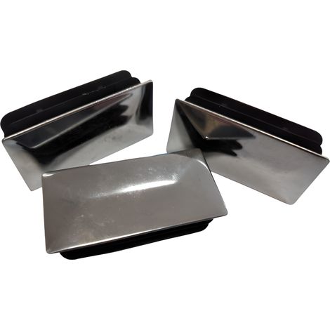 Tappo profilo cromato 30x15 20 pezzi (1/5)