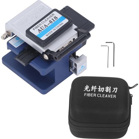 Kit de coupe-fibre FTTH haute précision, couteau à câble optique avec épissure à fusion à chaud et à froid (1/5)