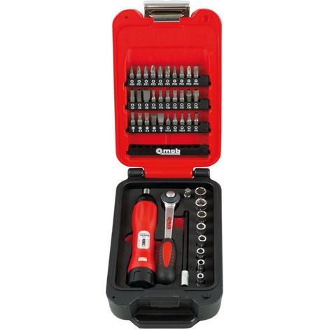 Box tournevis dynamométrique 1/4'' 42 pièces -MOB