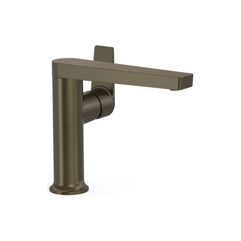 Mitigeur avec manette latérale pour lavabo Project Noir bronze - TRES 22144701KMB