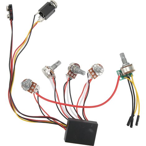 Kit de câblage pour amplificateur 3 voies, circuit d'alimentation, accessoires pour guitare électrique et basse (1/5)