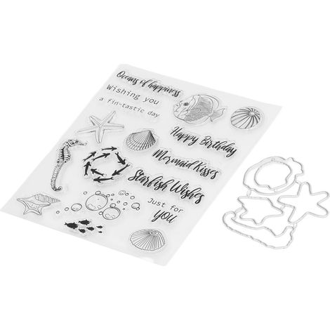 Tampons transparents réutilisables en acier au carbone TPR pour gravure et gaufrage décoratifs. (1/5)