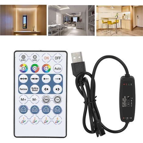 LED-Controller-Anschluss Dream Color Light Belt App RGB USB für Musikmodus für Phantom Color LED-Streifen (1/5)