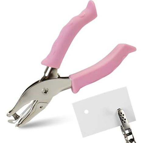 1 Locher, 6 mm, für 8 Blatt, ideal als Bürozubehör für Ordner