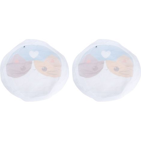 Deux housses de protection pour ventilateurs, anti-pincement, anti-poussière, motif chat de dessin animé. (1/5)