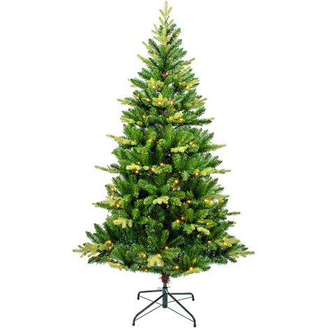 Künstlicher LED Weihnachtsbaum 180cm Christbaum Tannenbaum Weihnachtstanne (1/2)