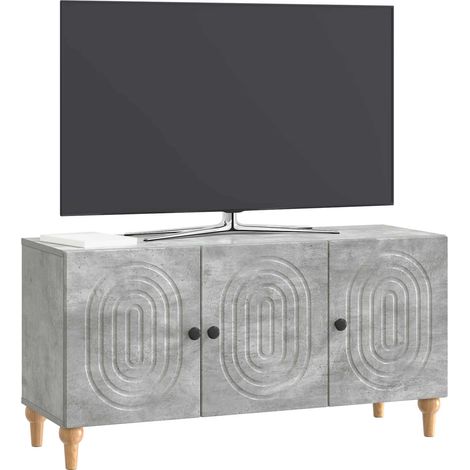 Maison Exclusive - TV-Schränk Betongrau 99 x 34,5 x 50 cm Holzwer