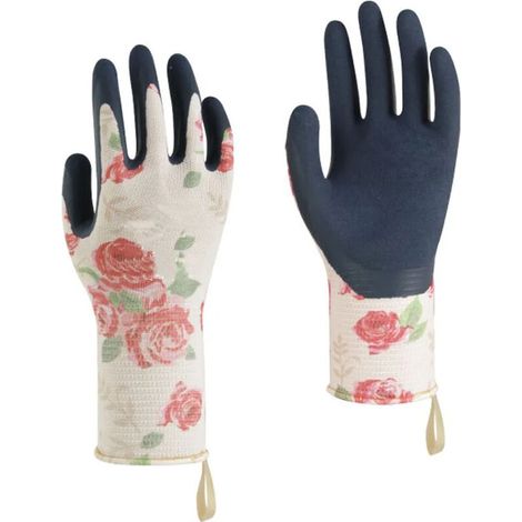 Gants de jardinage en cuir pour femmes – manchettes longues (1/3)