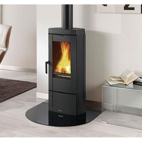 Estufa de leña negra de 6,2kw. - 7119301 - nordica extraflame - (1/5)