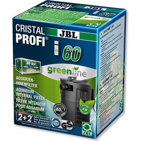 JBL CristalProfi i60 greenline Energieeffizienter Innenfilter für Aquarien Zubehör (1/5)